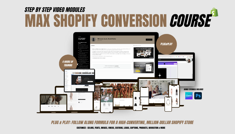 David Kollar – Max Conversion Shopify Course (Premium)