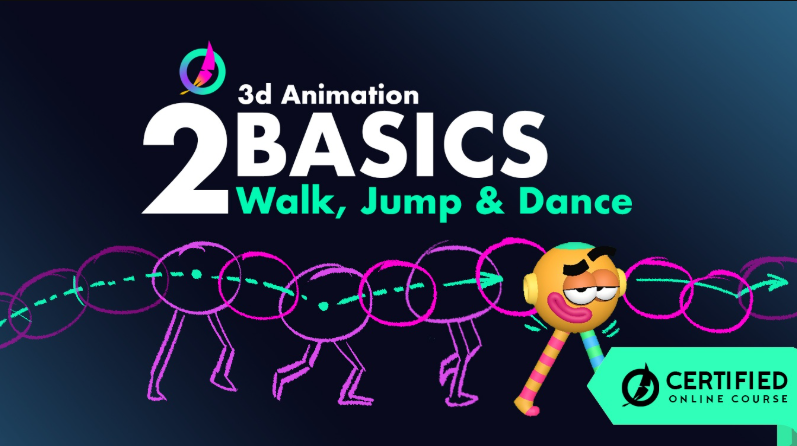 Animawarriors – 3D Animation Basics 02 – Walk, Jump & Dance (Premium)