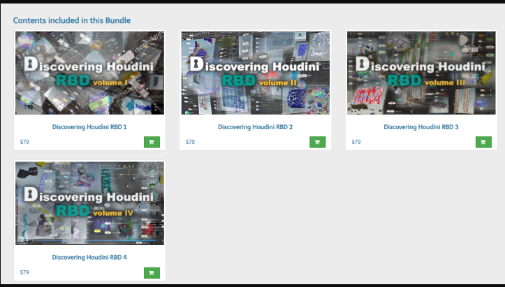 CGCircuit – Discovering Houdini RBD Series (1 to 4) (Premium)