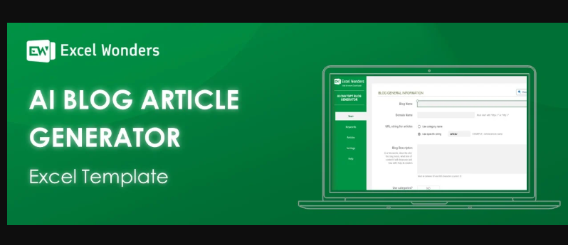 Excel Wonders – AI ChatGPT Blog Article Generator v1.0 FINAL Version 2024 (Premium)