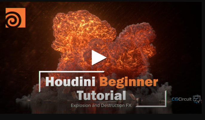 Houdini Explosion and Destruction – Introduction Course (Premium)