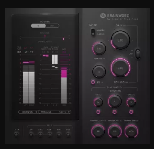 Plugin Alliance Brainworx bx_limiter True Peak 1.2.1 macOS (Premium)