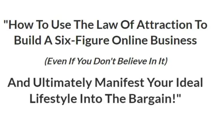 Tony Shepherd – Practical Manifesting – How To Build A Six-Figure Online Business! (Premium)