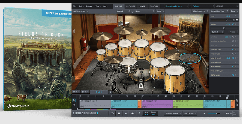 Toontrack – Fields of Rock SDX Library Update 1.0.4 (WIN/OSX)  (Premium)