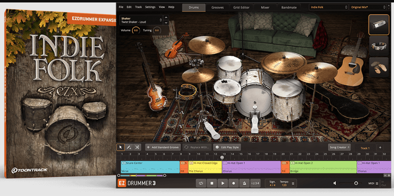 Toontrack Indie Folk EZX v1.5.2 Update (SOUNDBANK) (Premium)