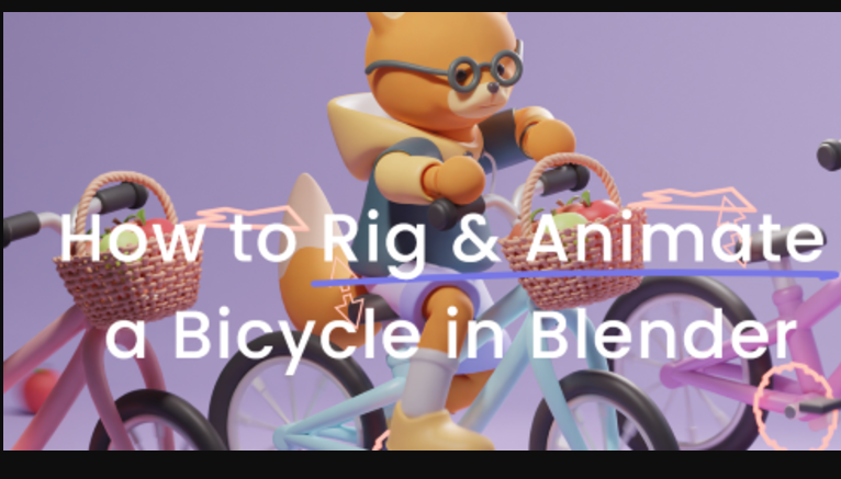 Patata School – How to Rig & Animate a Bicycle in Blender (Premium)