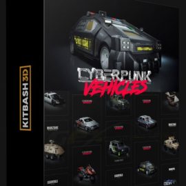 Kitbash3D – CyberPunk Vehicle (Premium)