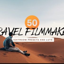 50 Travel Filmmaker Lightroom Presets and LUTs 4516211  (Premium)