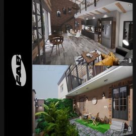 Fab – UE5 Triplex House Villa (Premium)