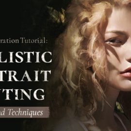 Wingfox –Applied Illustration Tutorial: Realistic Portrait Painting Processes and Techniques (Premium)