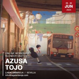 Azusa Tojo – Sketching in Blender (Premium)