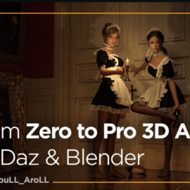 Coloso – 30 Days from 0 Skill to Pro 3D Artist with Daz & Blender (Premium)