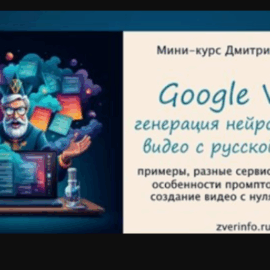Dmitry Zverev – Amazing Neural Network Videos Google Veo. Tariff Mini-course on Veo video (2025) (Premium)