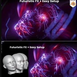 Gumroad – Sci-Fi Character FX with Electric Signal Trails (Premium)